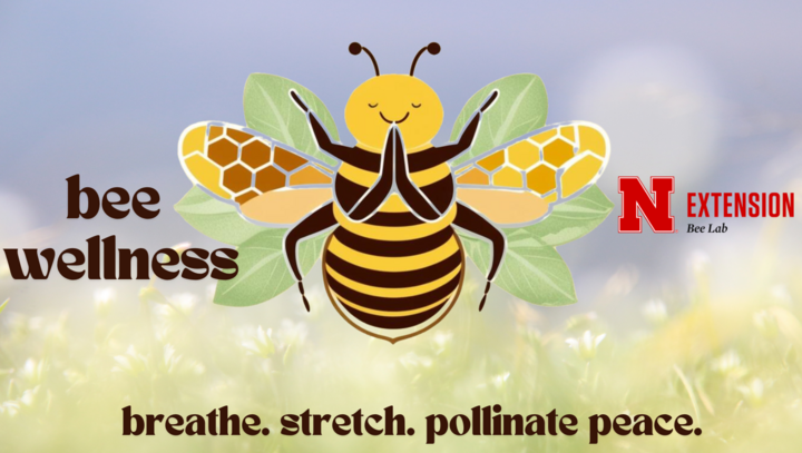 bee doing a breathing pose